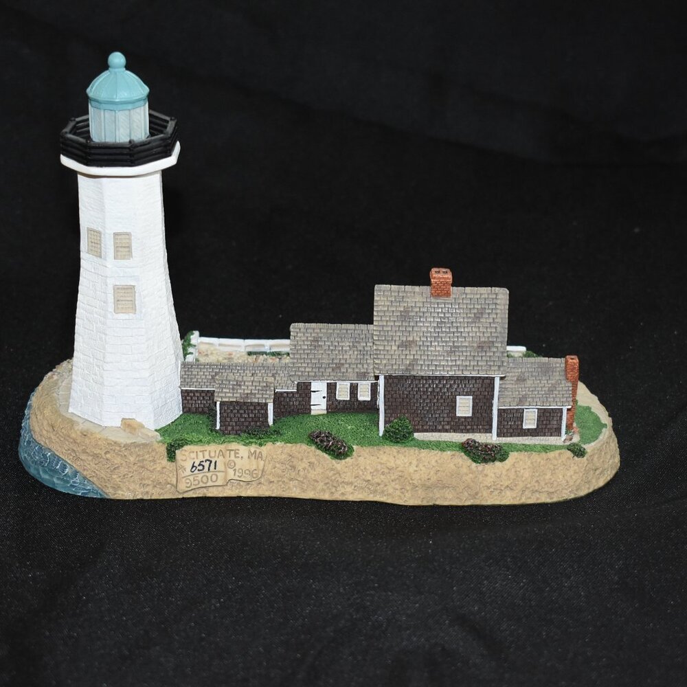 1996 Harbour Lights Scituate Mass #166 Rare Limited Edition #6571 Boxed & COA - Picture 6 of 12